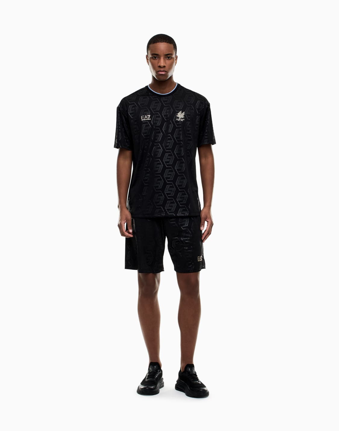 technical-jersey-t-shirt-and-shorts-set-black--ea7