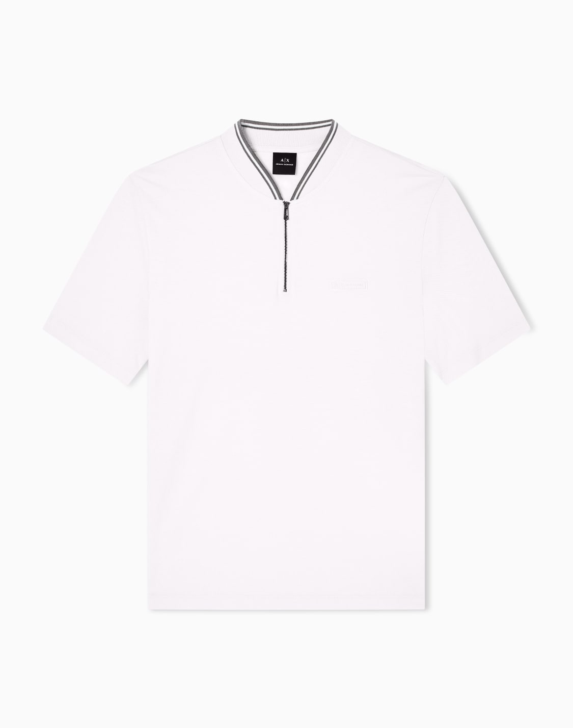 pique-polo-shirt-with-zip-white--armani-exchange