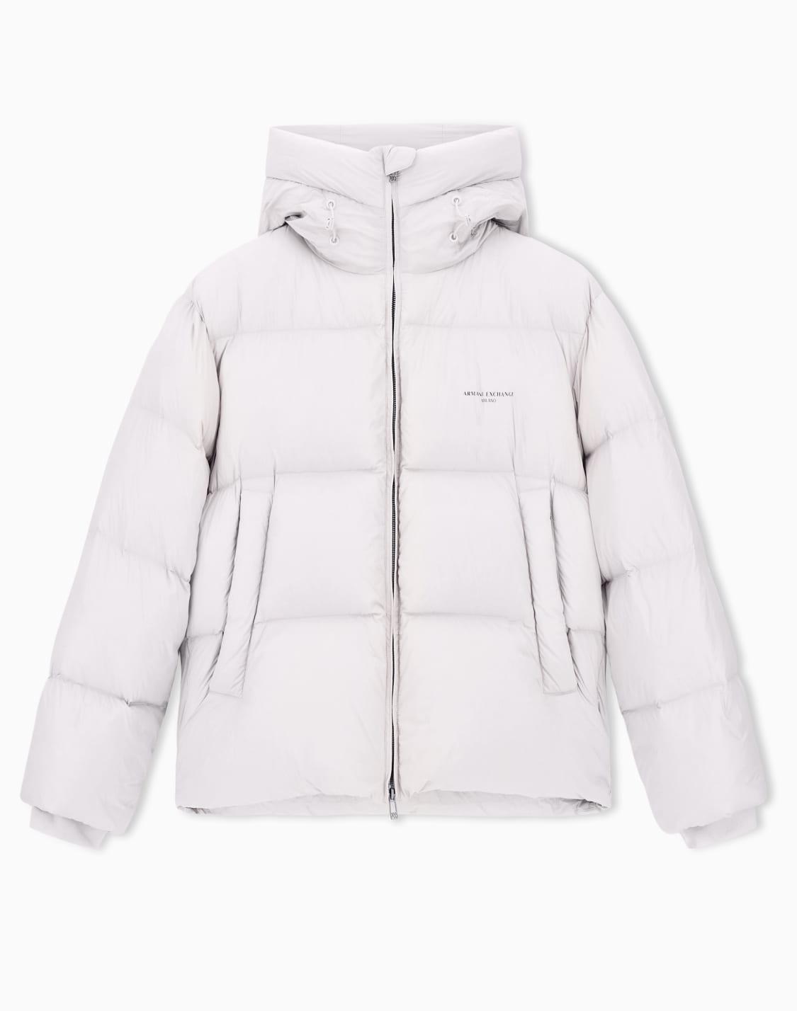 リサイクルナイロン-カラダウンジャケット-ホワイト--armani-exchange
