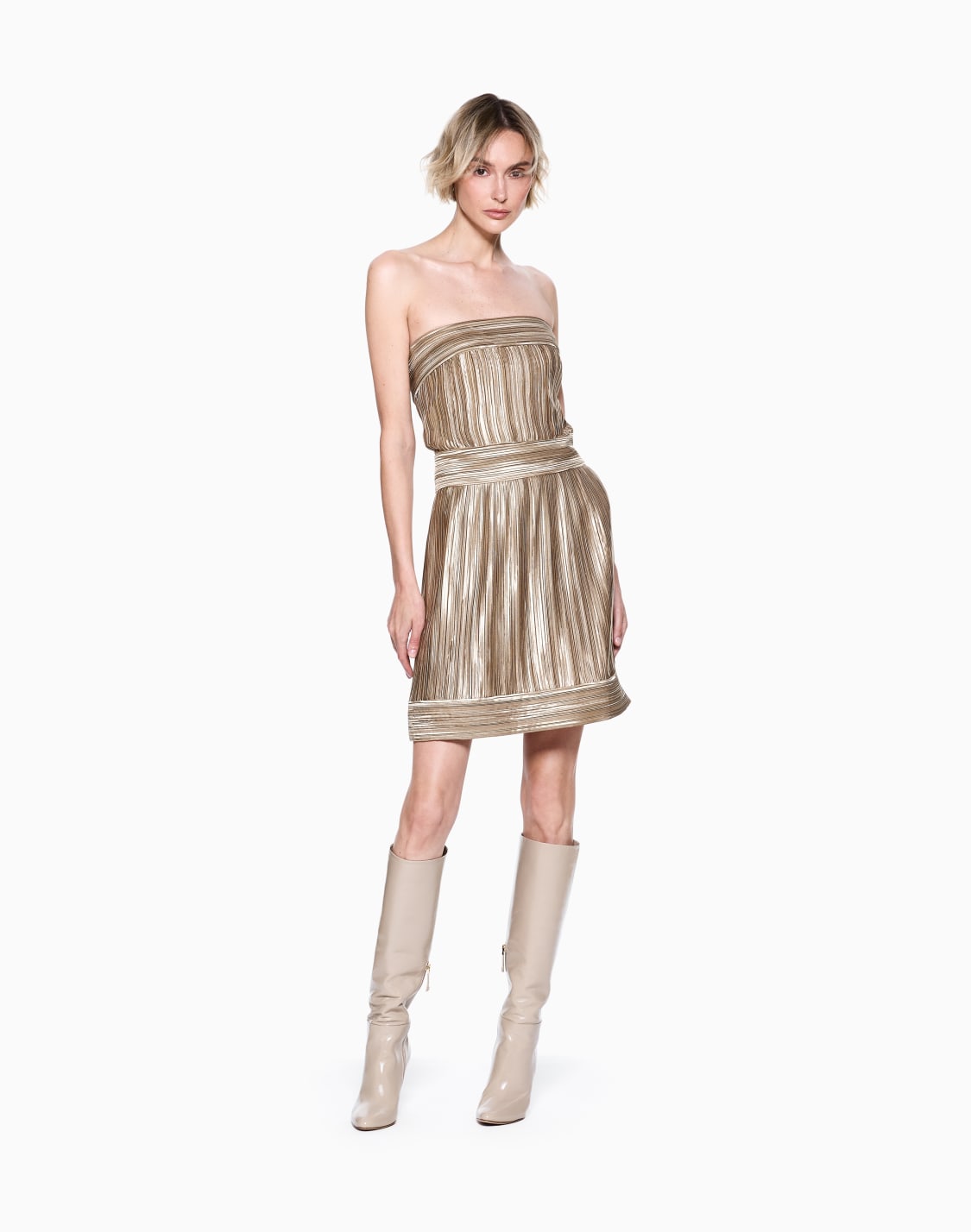 short-pleated-satin-dress-beige--giorgio-armani