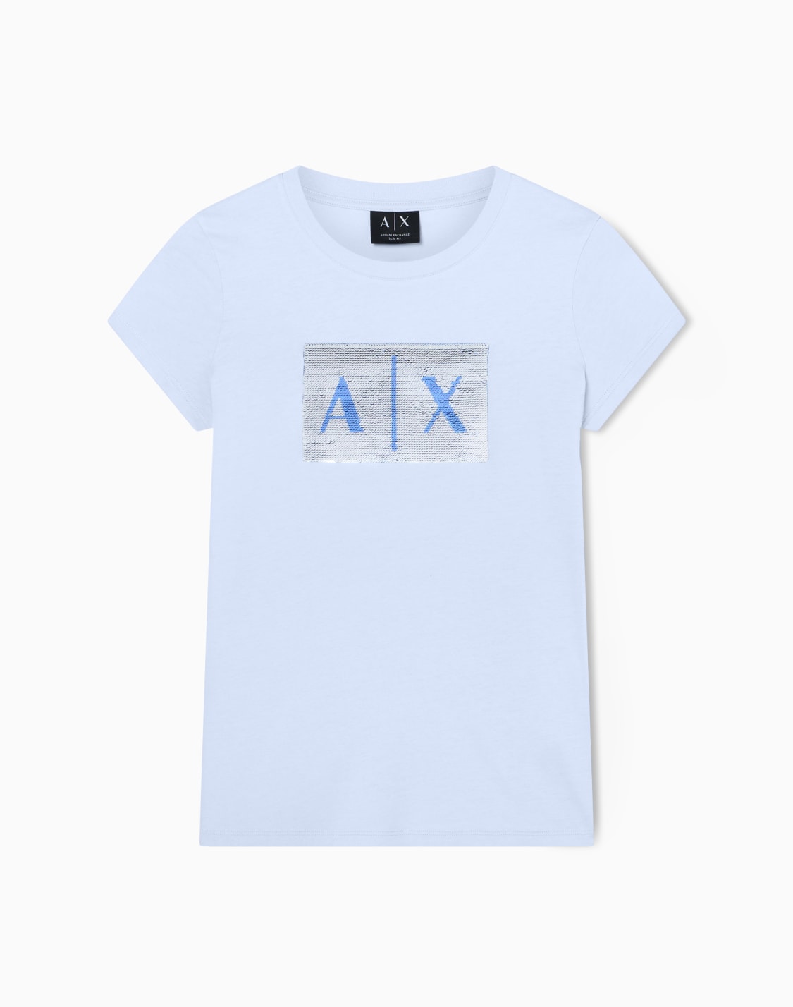 slim-fit-t-shirt-with-rhinestone-logo-light-blue--armani-exchange