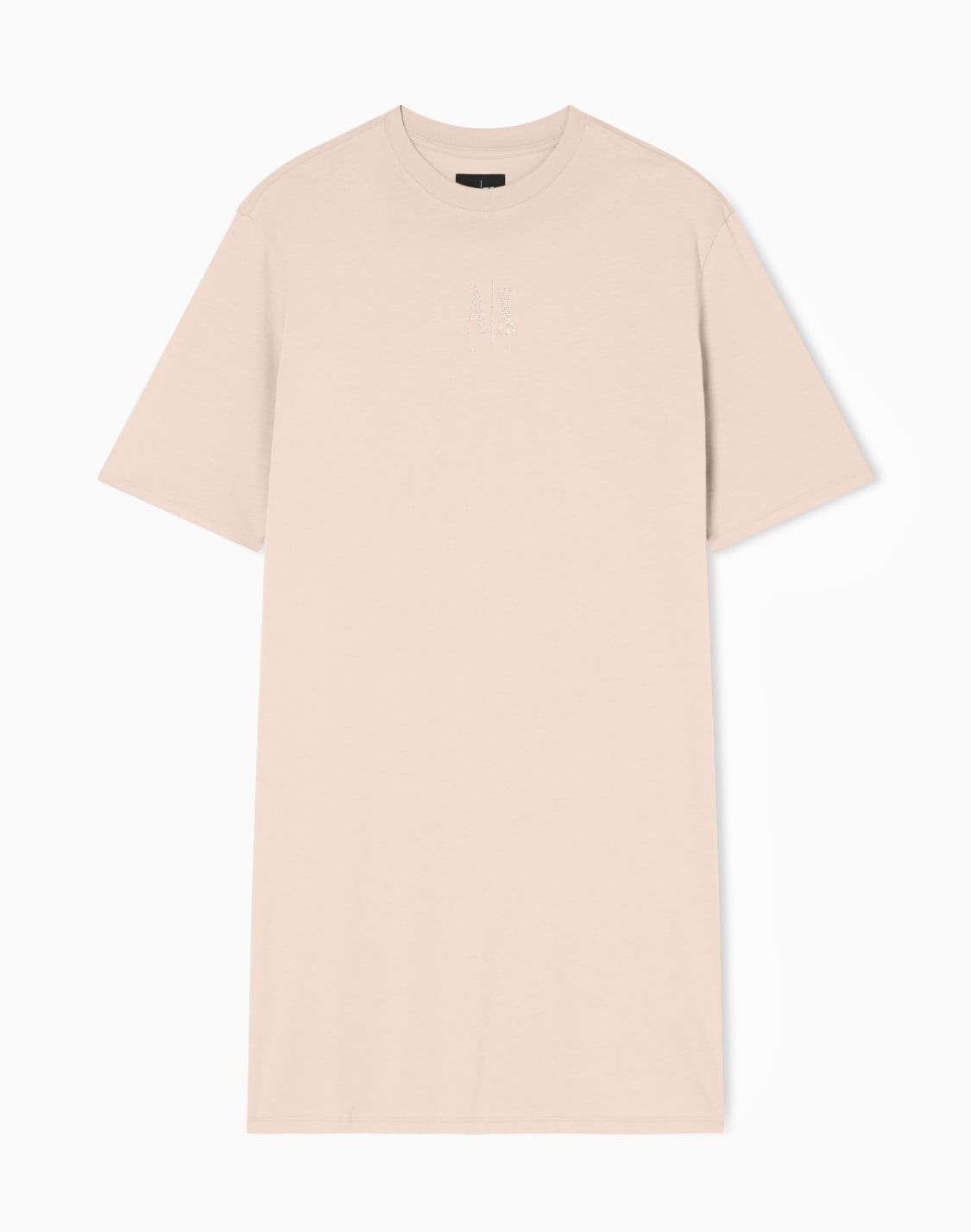 short-cotton-dress-beige--armani-exchange