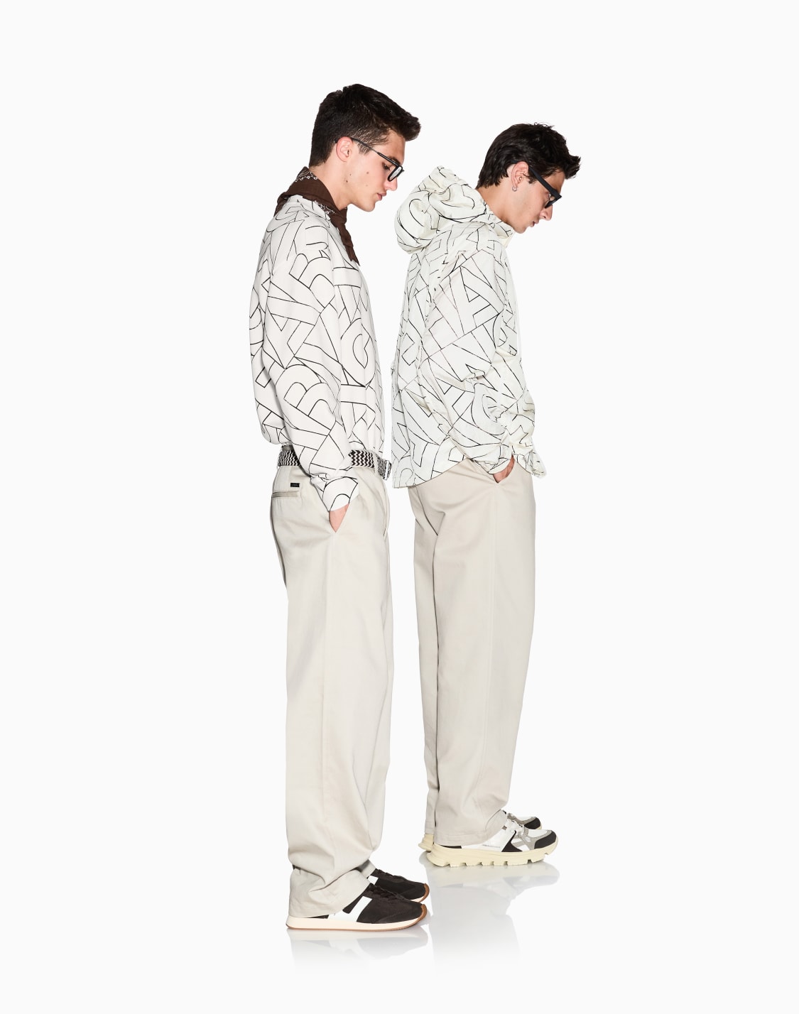 ダイアゴナルオルオバロゴ-スウェットプルオバ-ホワイト--armani-exchange