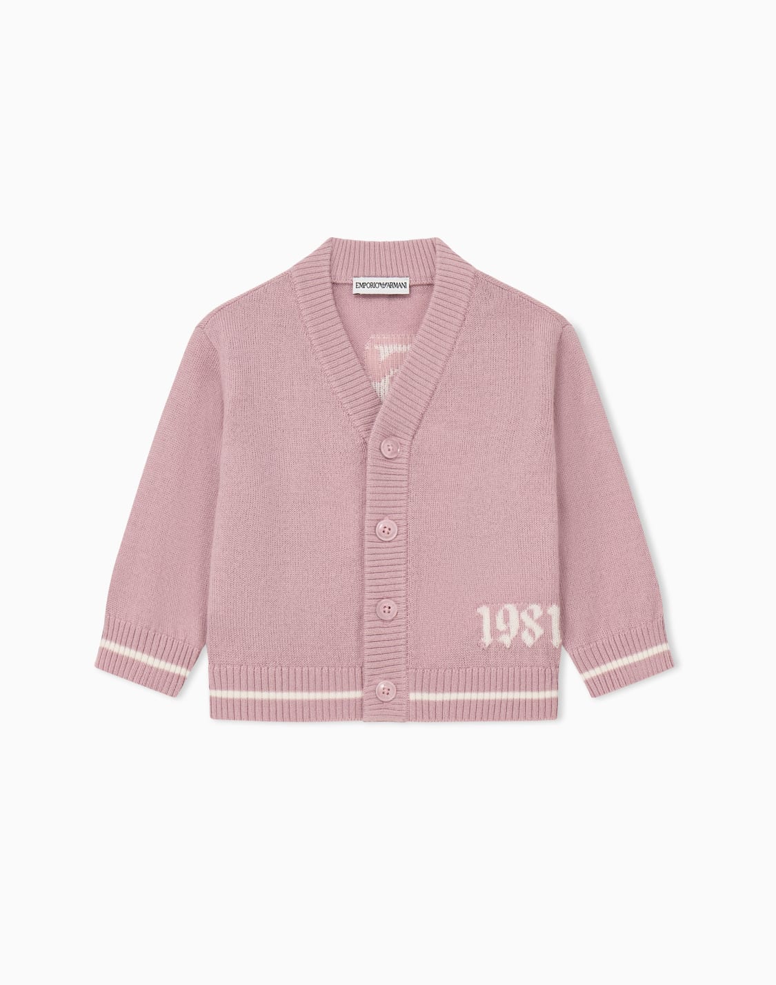 crdigan-infantil-de-punto-abotonado-con-cuello-en-pico-rosa--emporio-armani