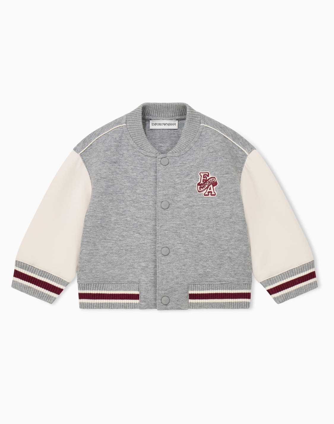 sweatshirt-in-double-jersey-with-a-snap-button-closure-grey--emporio-armani