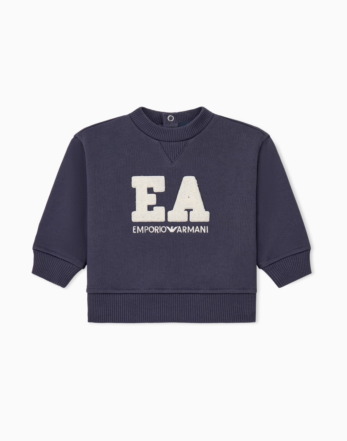 cotton-fleece-sweatshirt-with-logo-and-back-button-placket-blue--emporio-armani