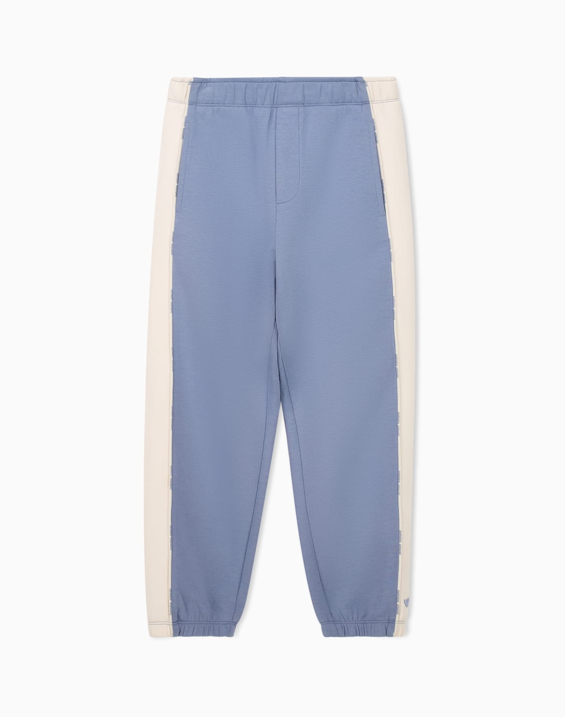 レギュラフィット-トラックパンツ-ダブルジャジ-ライトブル--emporio-armani