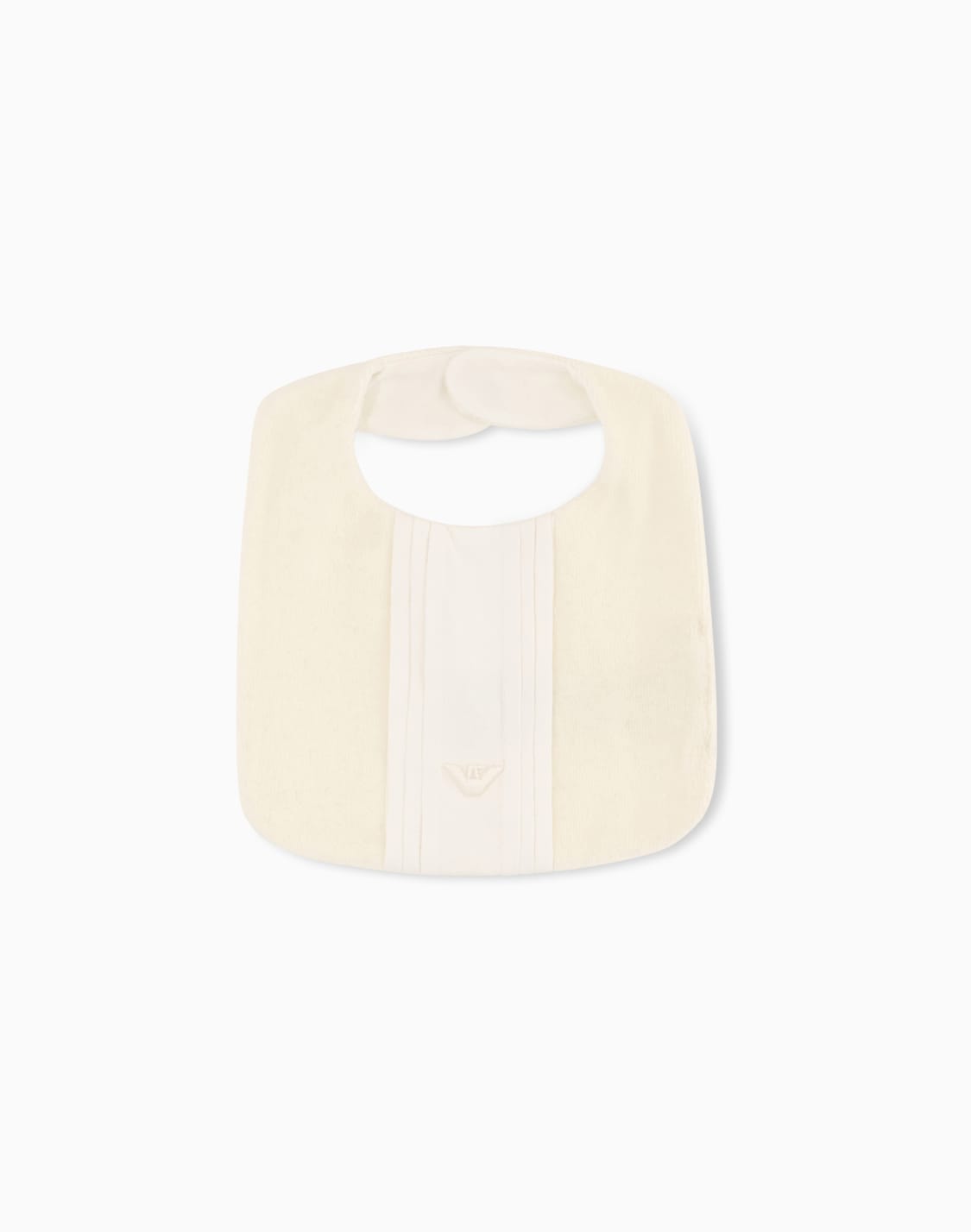 cotton-chenille-jersey-bib-with-a-pleated-panel-and-logo-화이트--emporio-armani