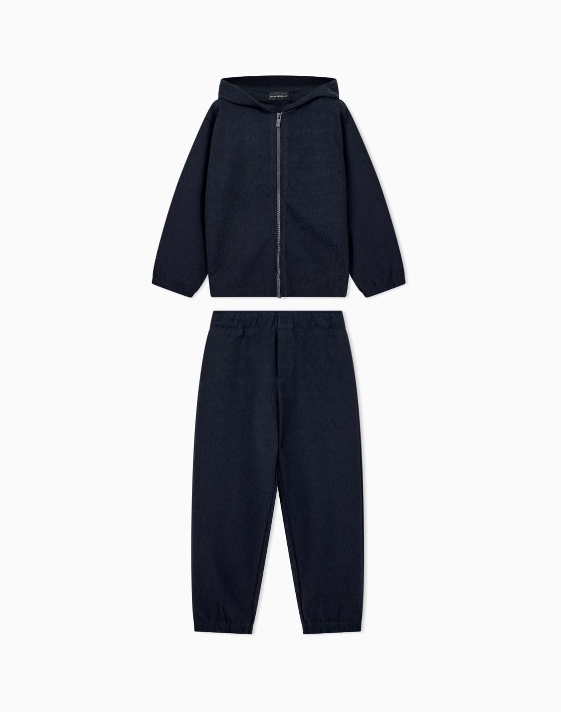 survtement-oversize-en-jersey-jacquard-capuche-zippe-bleu-marine--emporio-armani