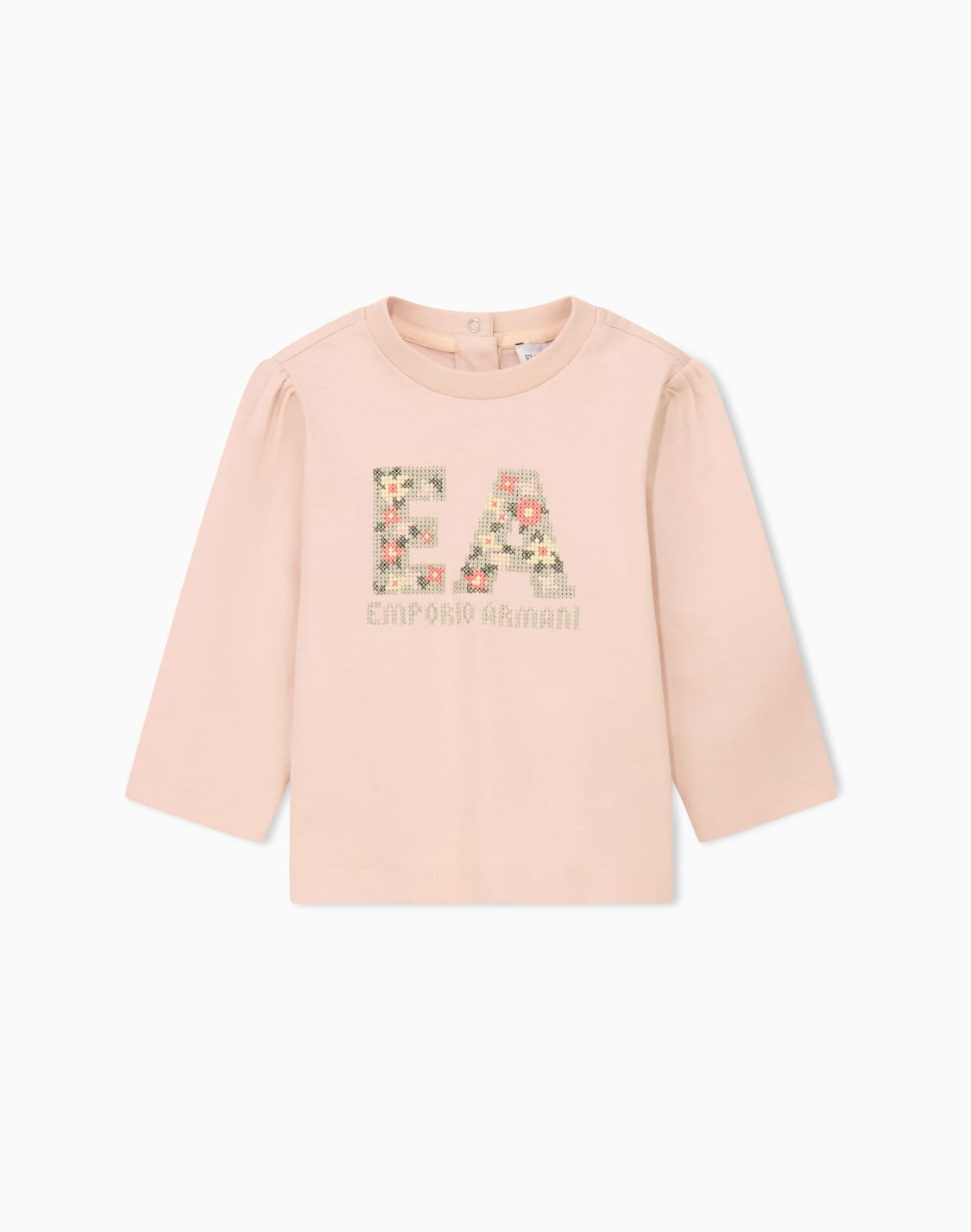 baby-t-shirt-in-heavy-cotton-jersey-with-floral-pattern-pink--emporio-armani
