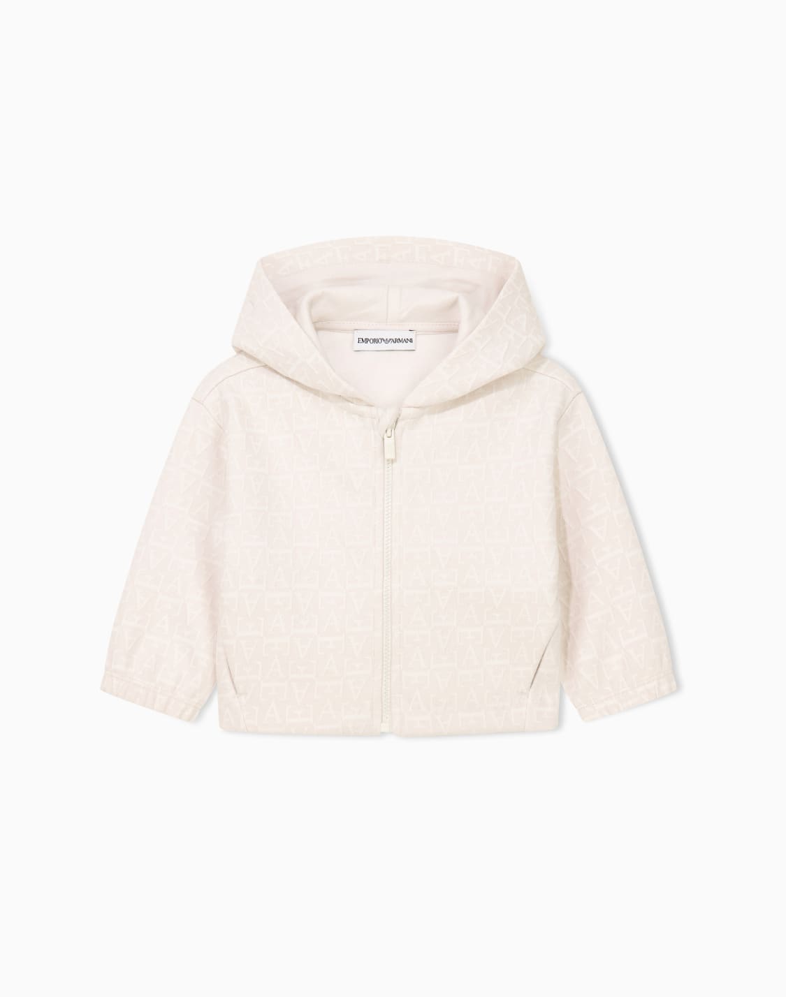 hooded-tracksuit-in-jacquard-double-jersey-with-a-monogram-beige--emporio-armani