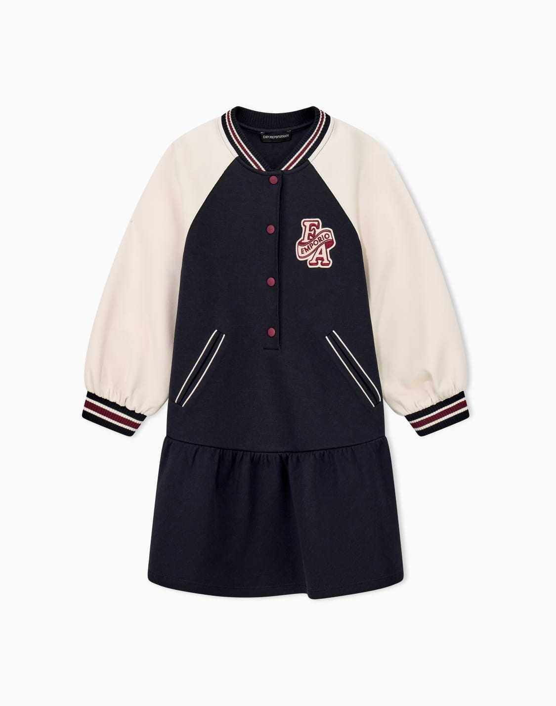 varsity-double-jersey-cotton-dress-with-striped-ribbed-trim-navy-blue--emporio-armani