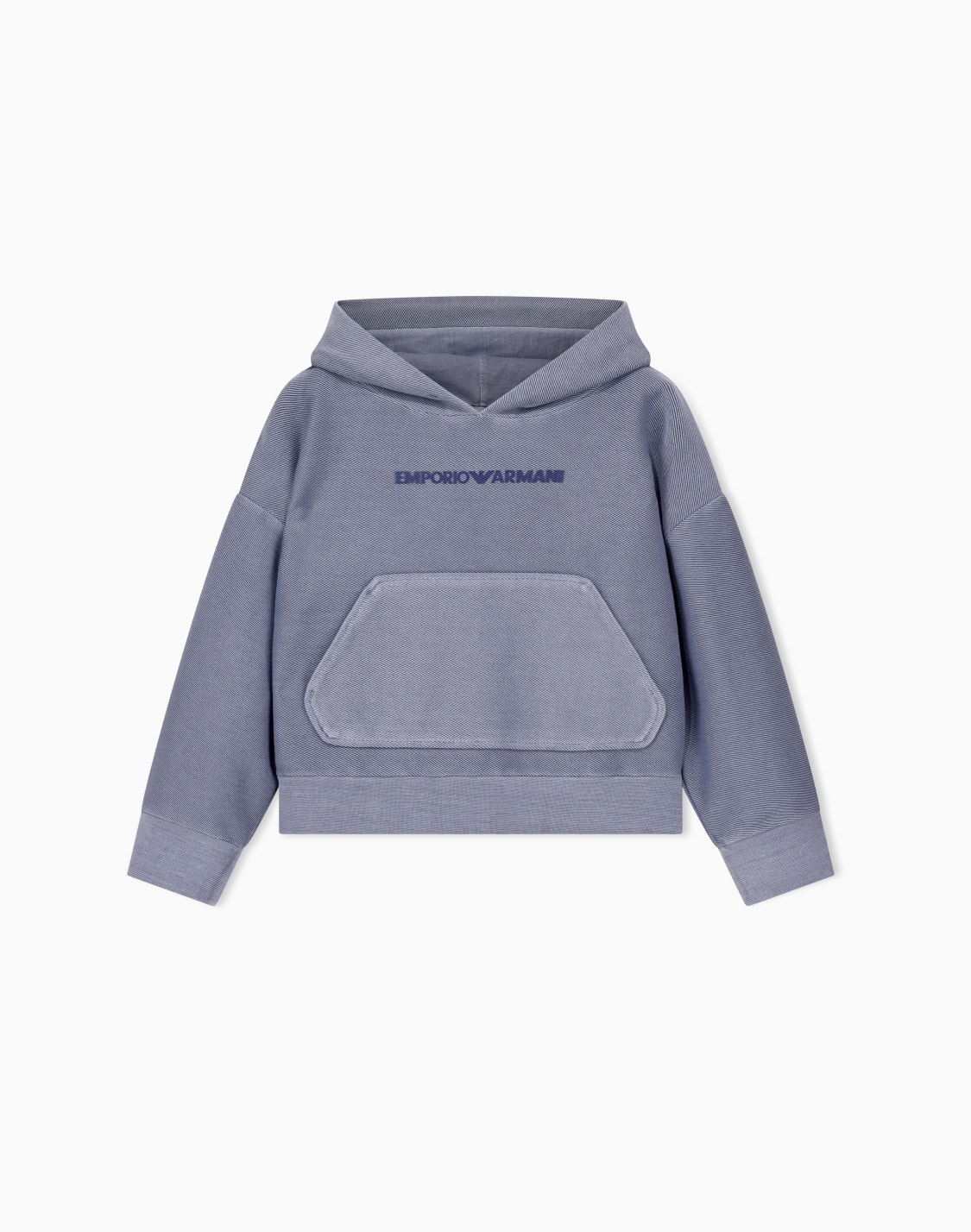 hoodie-in-delav-diagonal-cotton-jersey-with-a-front-logo-light-blue--emporio-armani