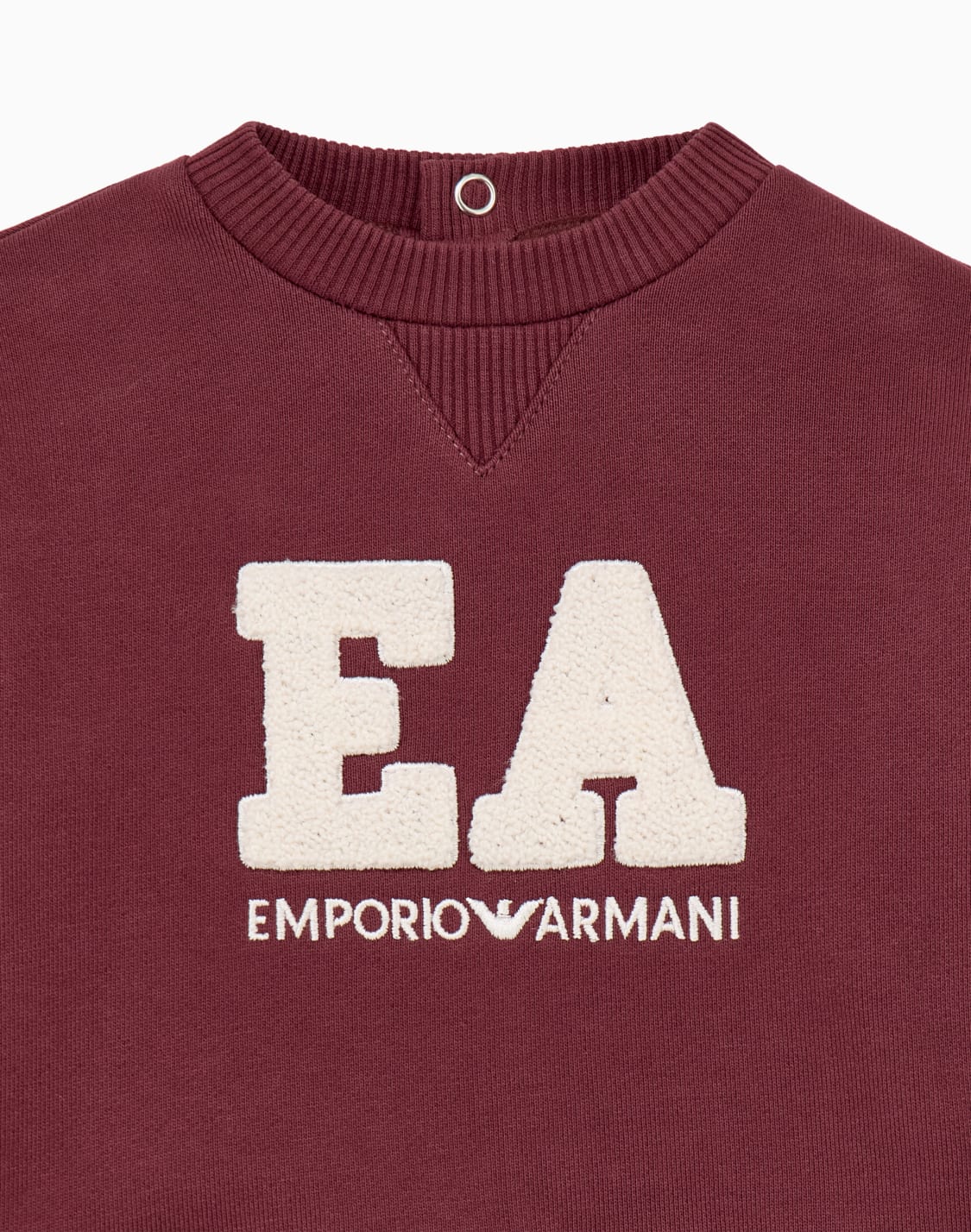 cotton-fleece-sweatshirt-with-logo-and-back-button-placket-burgundy--emporio-armani