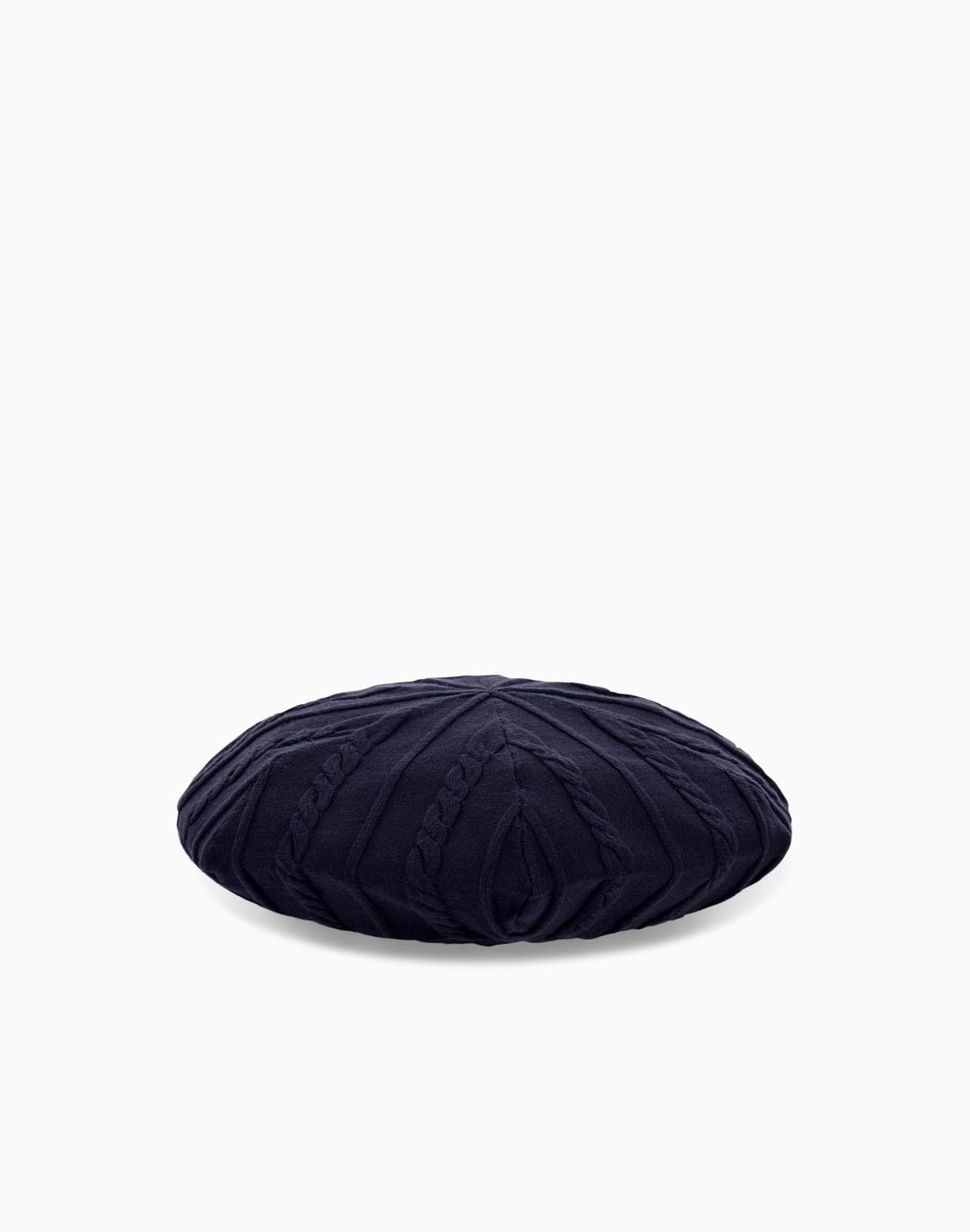 viscose-knit-beret-with-a-textured-braided-pattern-navy-blue--emporio-armani