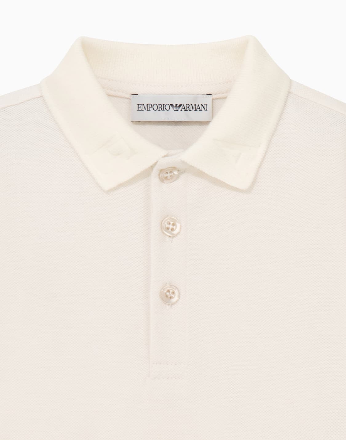 short-sleeve-polo-shirt-in-cotton-pique-with-ribbed-cuffs-beige--emporio-armani