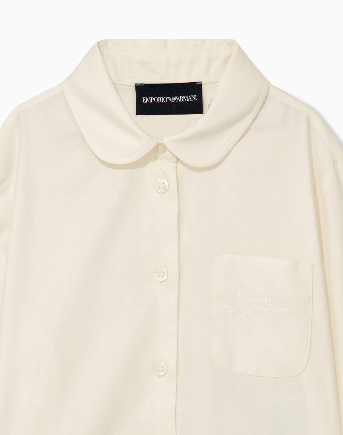 camicia-regular-fit-in-popeline-di-cotone-e-viscosa-bianco--emporio-armani