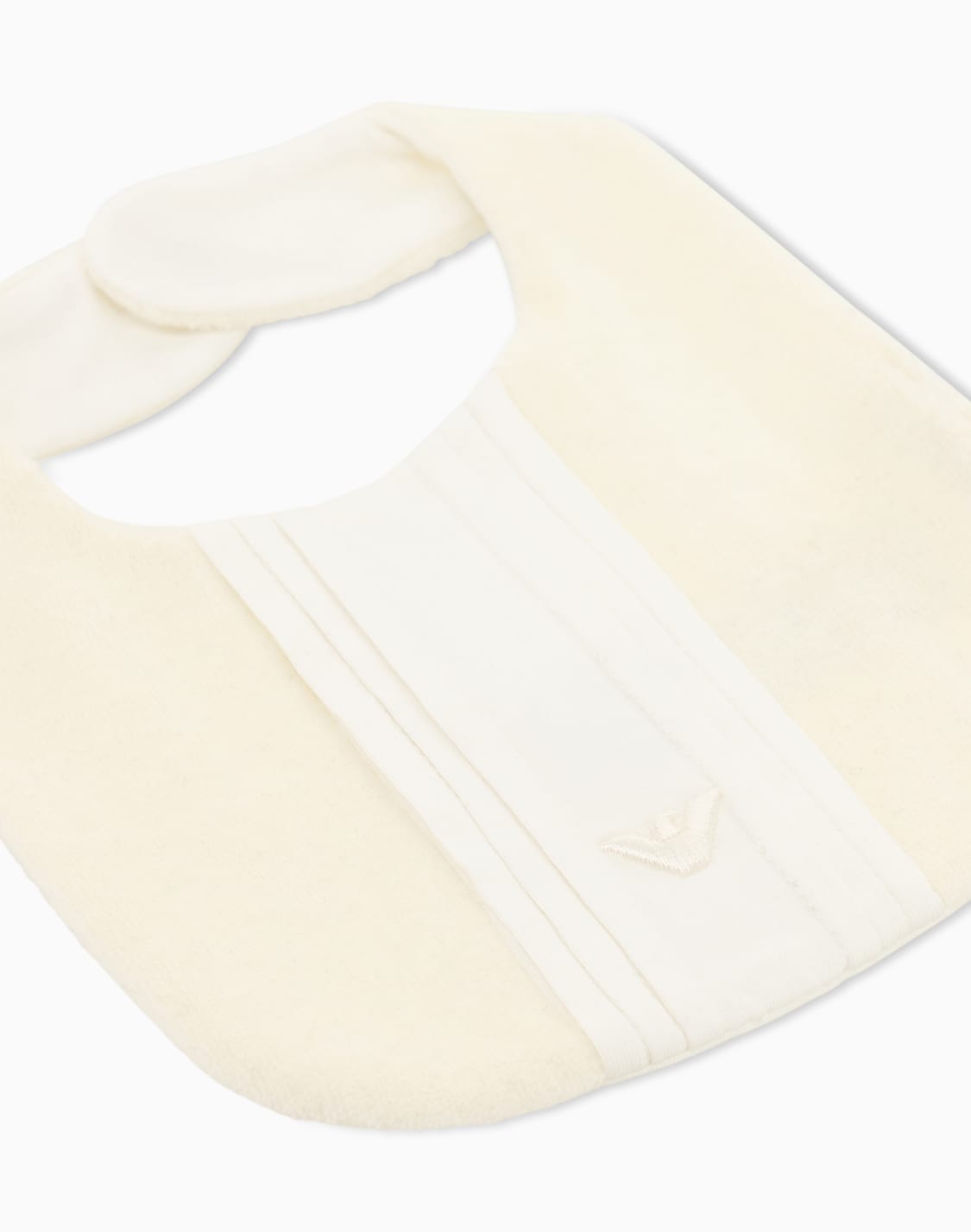 cotton-chenille-jersey-bib-with-a-pleated-panel-and-logo-화이트--emporio-armani
