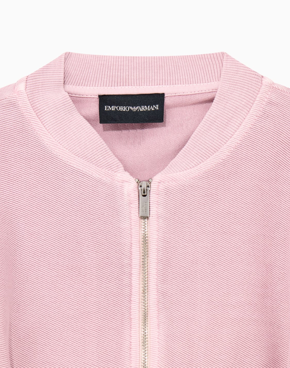 oversize-sweatshirt-aus-baumwolljersey-mit-reiverschluss-pink--emporio-armani
