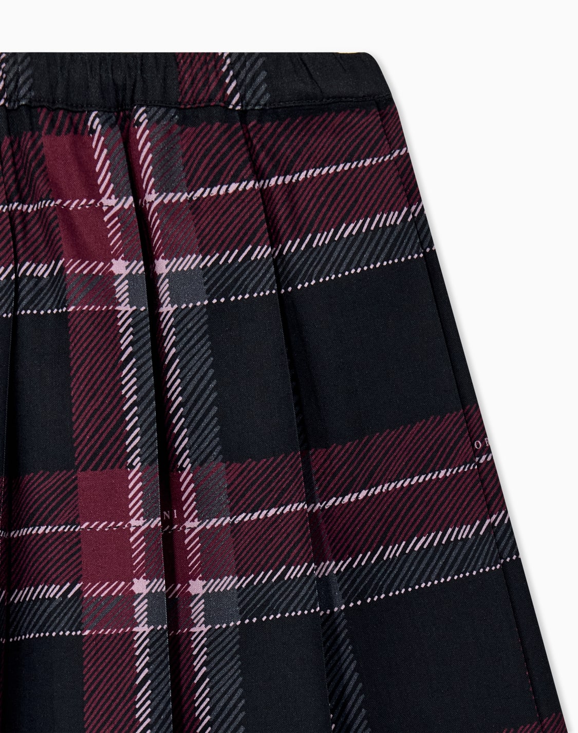 mid-thigh-pleated-skirt-with-a-printed-tartan-pattern-blue--emporio-armani