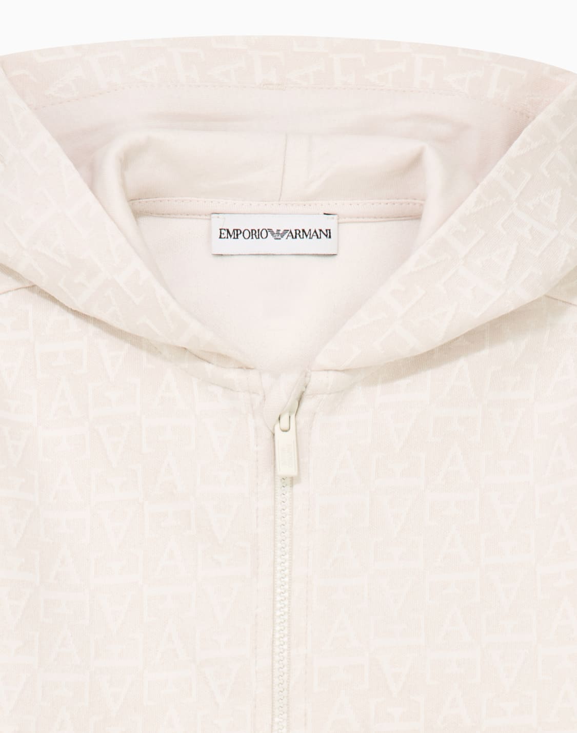 hooded-tracksuit-in-jacquard-double-jersey-with-a-monogram-beige--emporio-armani