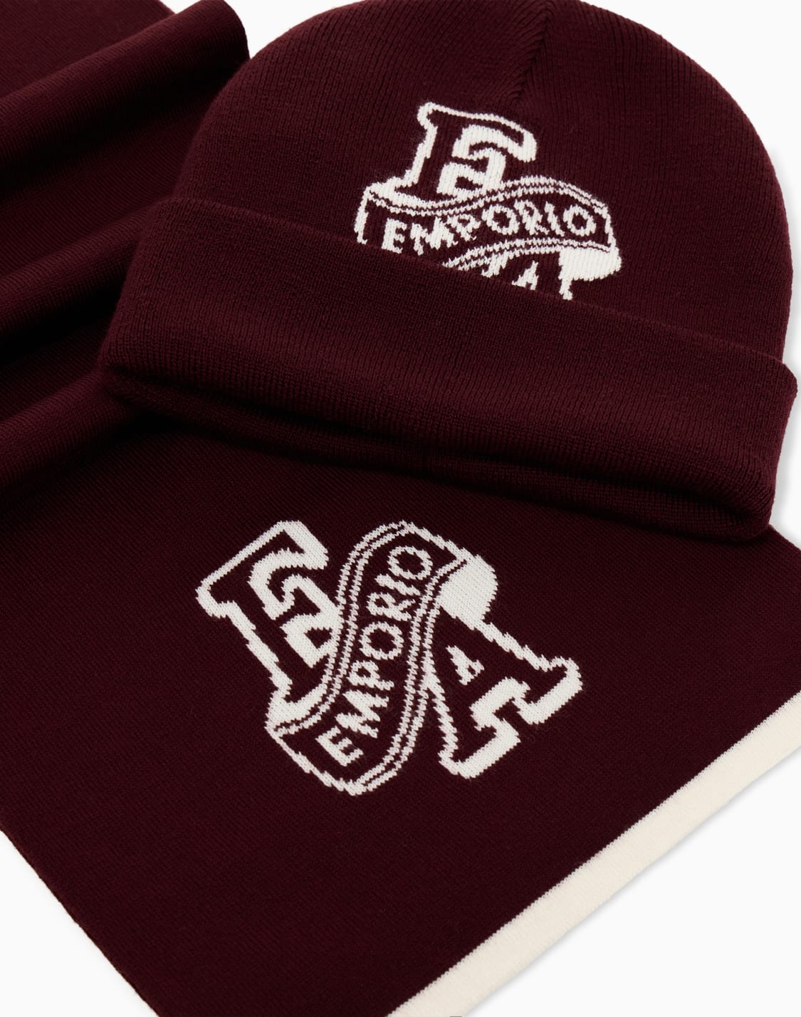 knitwear-set-with-virgin-wool-logo-beanie-and-scarf-burgundy--emporio-armani