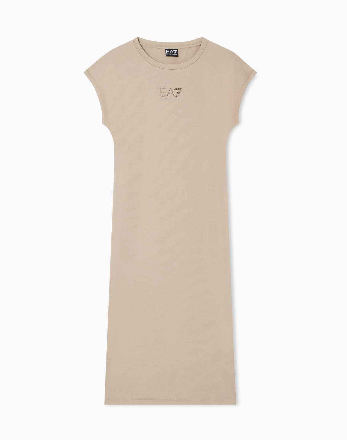 logo-series-kleid-aus-stretchjersey-beige--ea7
