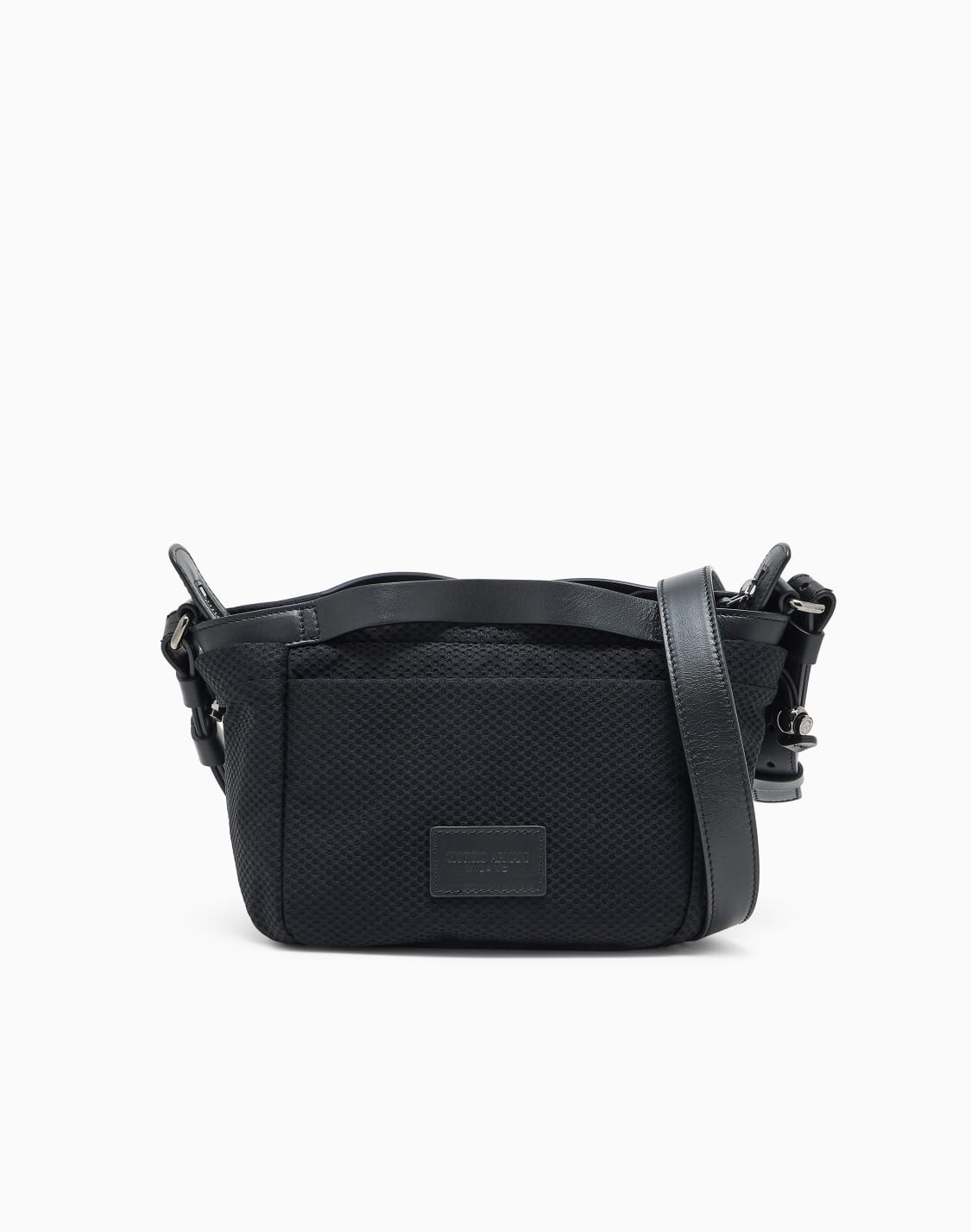 mesh-and-leather-crossbody-bag-black--giorgio-armani