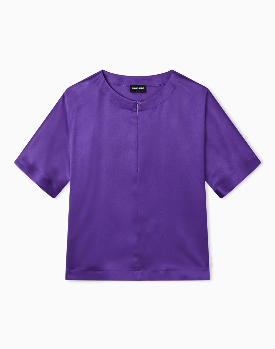 short-sleeved-shirt-in-double-faced-silk-satin-purple--giorgio-armani