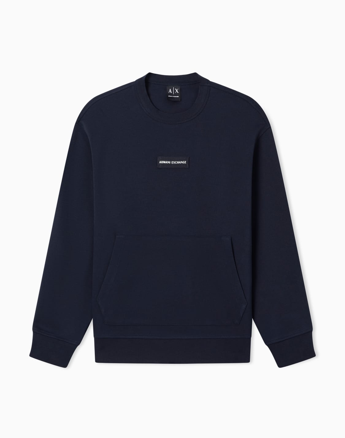 cotton-sweatshirt-bleu-marine--armani-exchange
