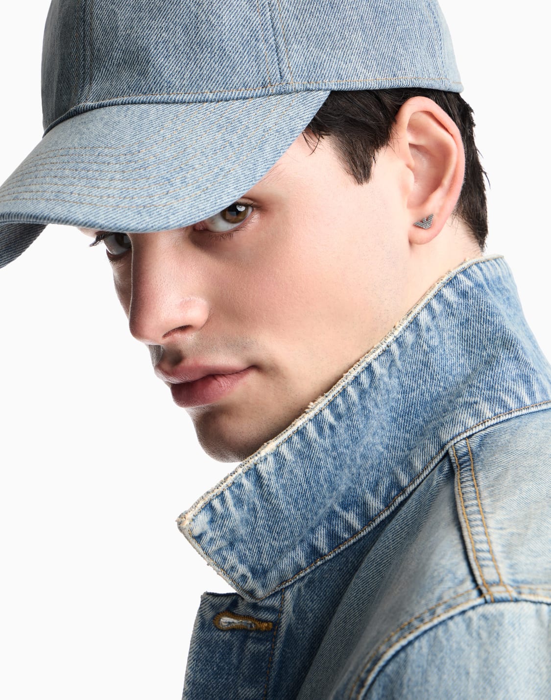 -スタッドピアス-ステンレススチル-マルチカラ--emporio-armani