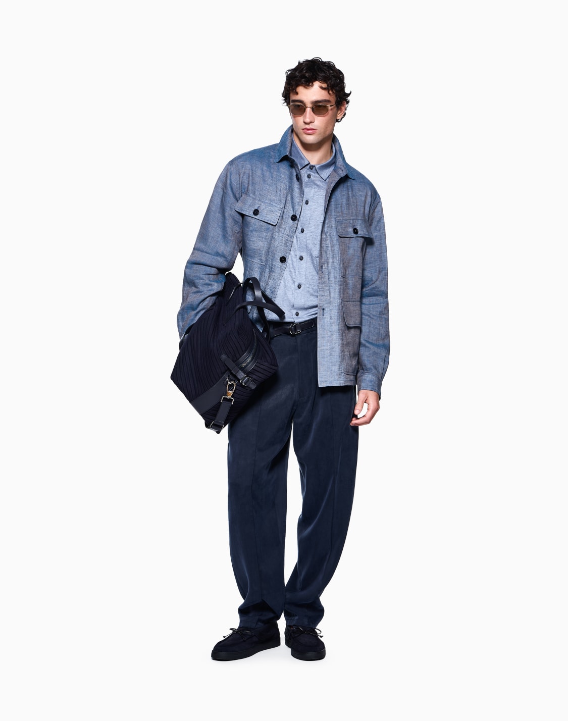 shirt-jacket-with-oversized-fit-in-iridescent-yarn-dyed-linen-light-blue--giorgio-armani