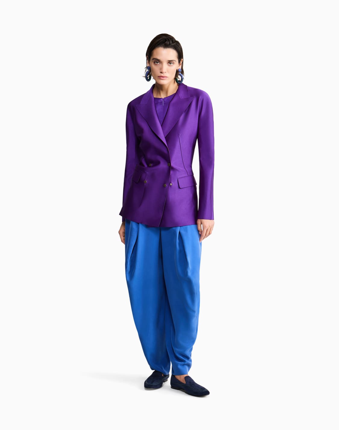 chemise-manches-courtes-en-satin-de-soie-doubl-violet--giorgio-armani