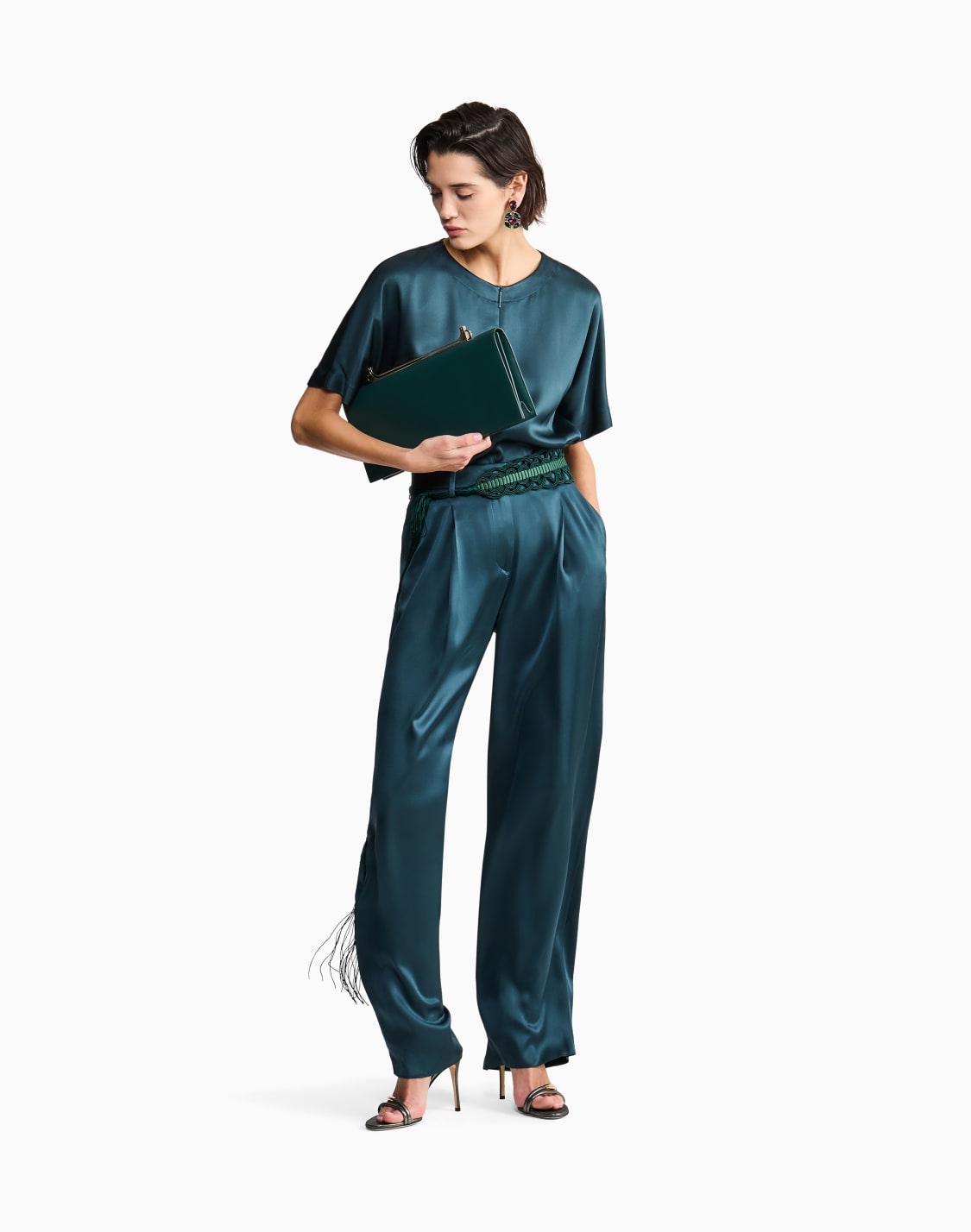 chemise-manches-courtes-en-satin-de-soie-doubl-vert--giorgio-armani