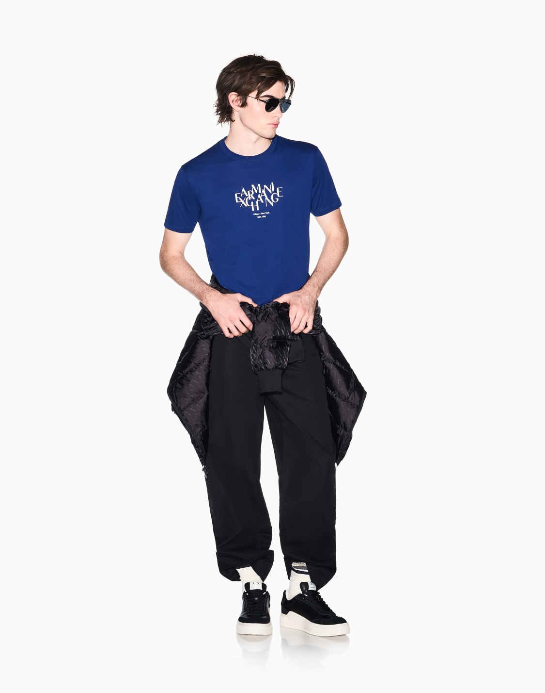 regular-fit-cotton-t-shirt-blue--armani-exchange