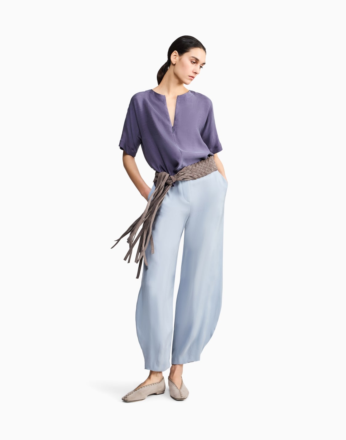 asv-short-sleeved-cupro-shirt-purple--giorgio-armani