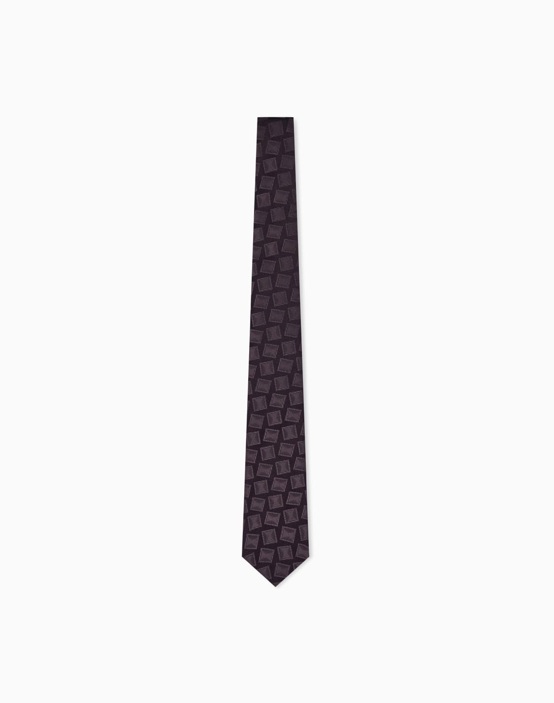 woven-tie-in-silk-brown--giorgio-armani