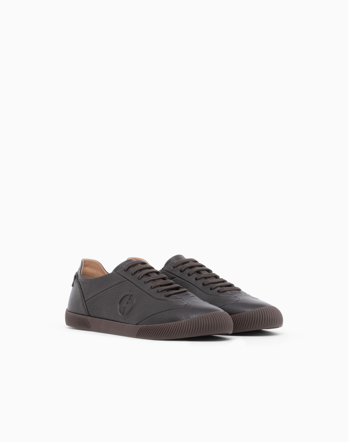 sneaker-in-leather-with-a-rubber-sole-brown--giorgio-armani