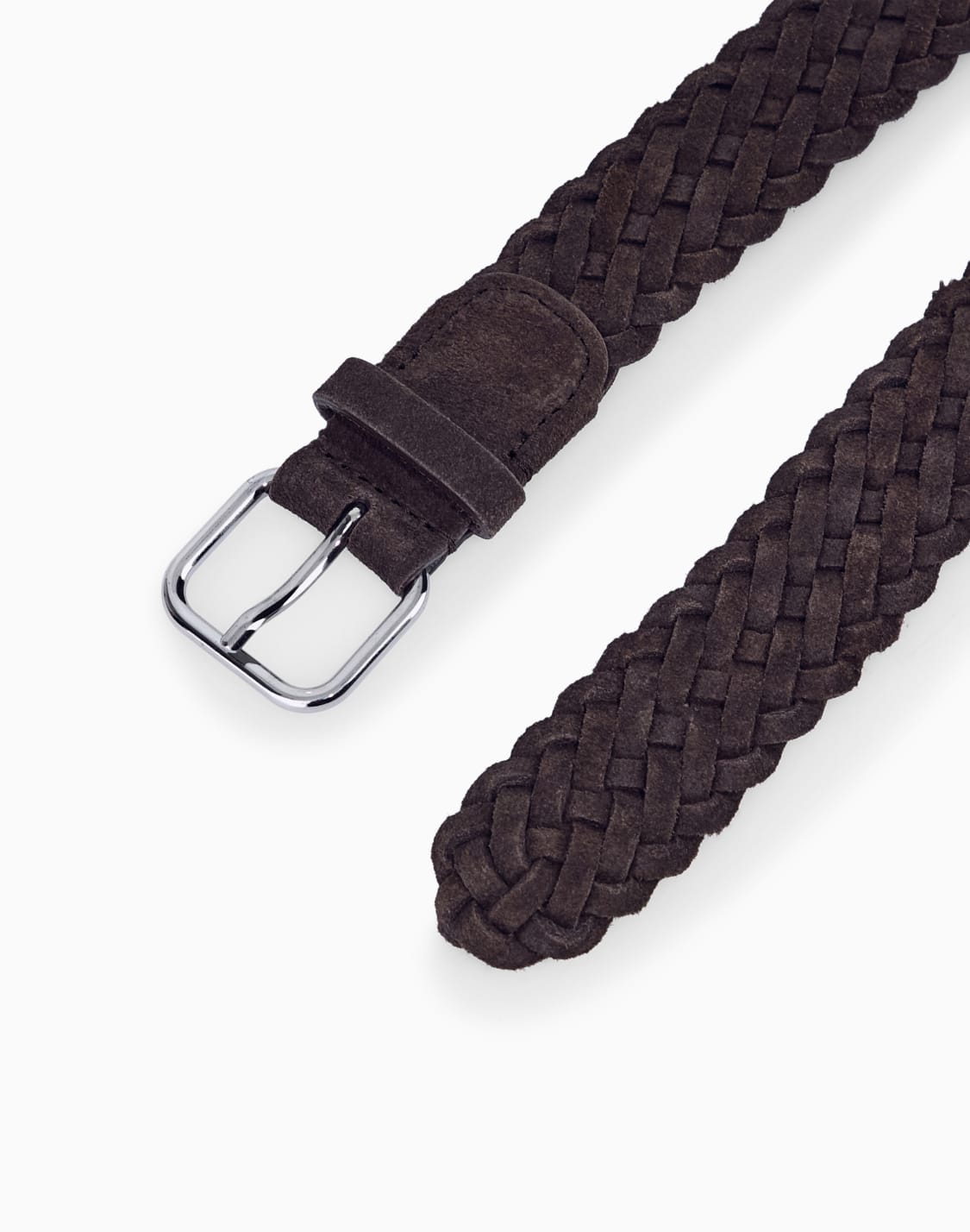 cintura-intrecciata-in-pelle-scamosciata-con-fibbia-marrone--giorgio-armani
