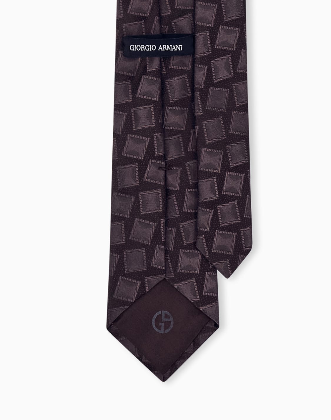 woven-tie-in-silk-brown--giorgio-armani