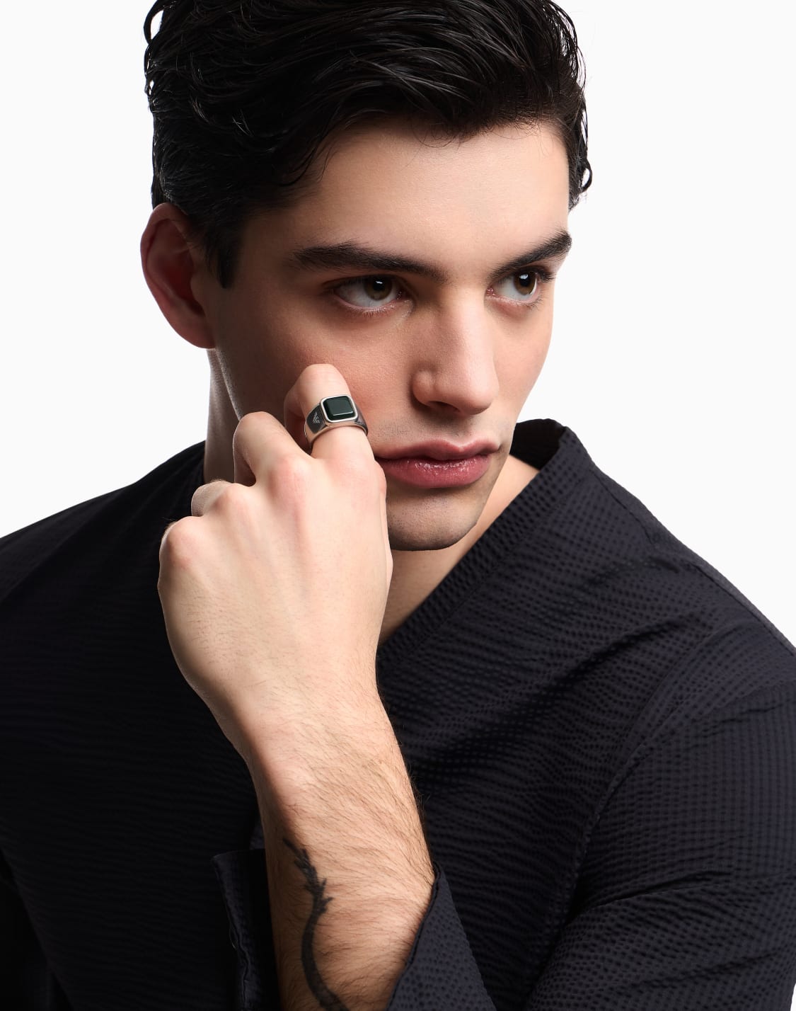 -grass-agate-stainless-steel-signet-ring-multicolored--emporio-armani