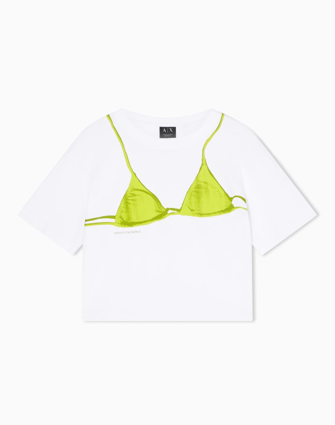 cropped-t-shirt-in-cotton-jersey-white--armani-exchange