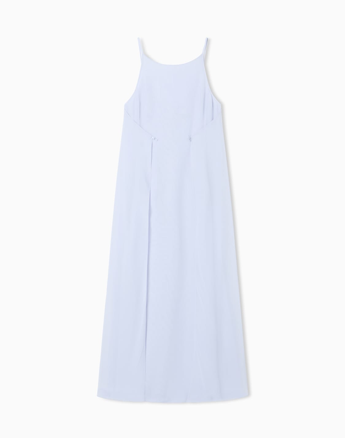 georgette-dress-with-a-fluid-line-violet--emporio-armani