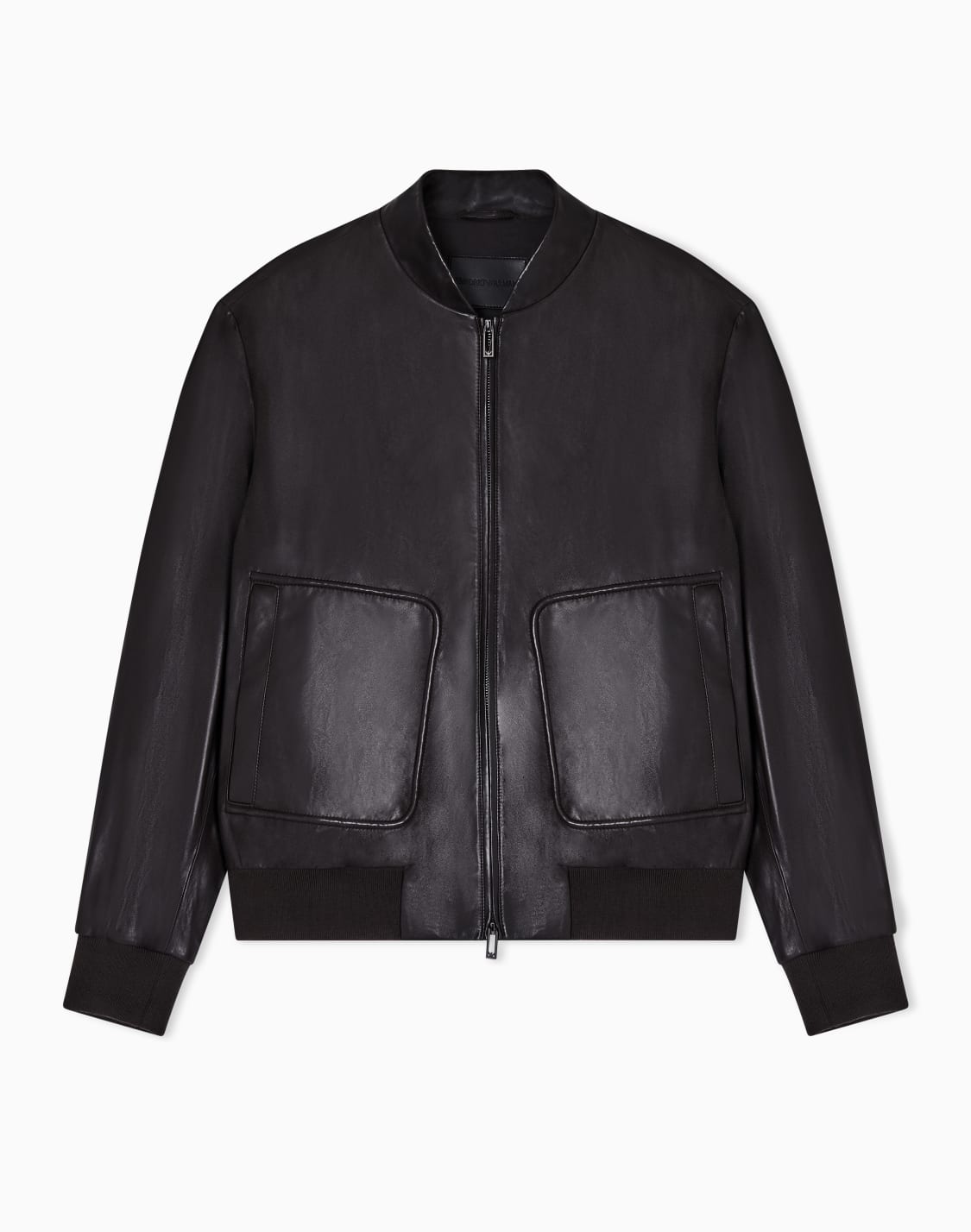 cazadora-de-napa-plong-marrn--emporio-armani