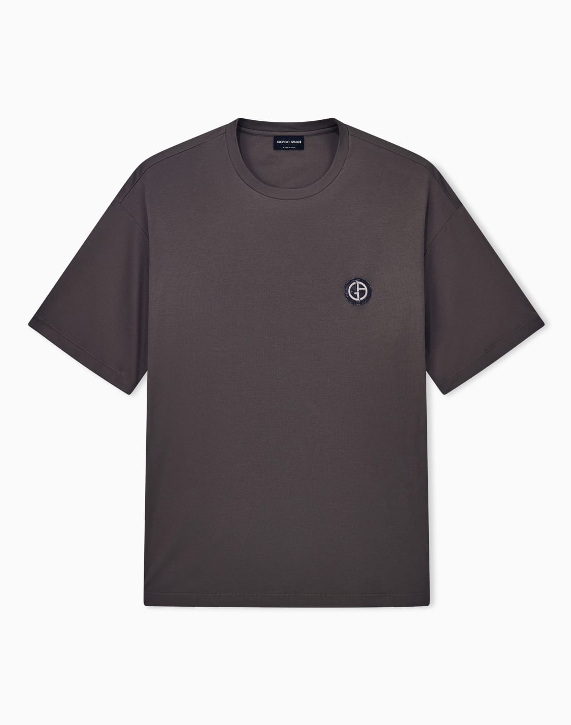t-shirt-regular-fit-in-cotton-and-modal-interlock-jersey-brown--giorgio-armani