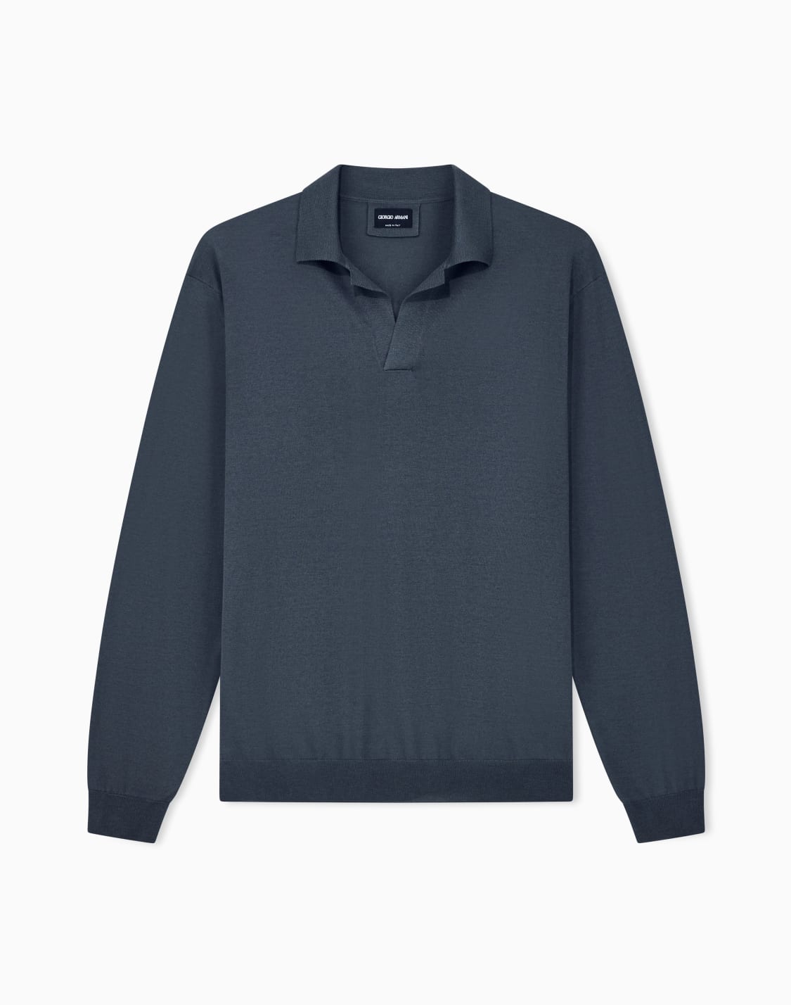 polos-en-maille-gris--giorgio-armani