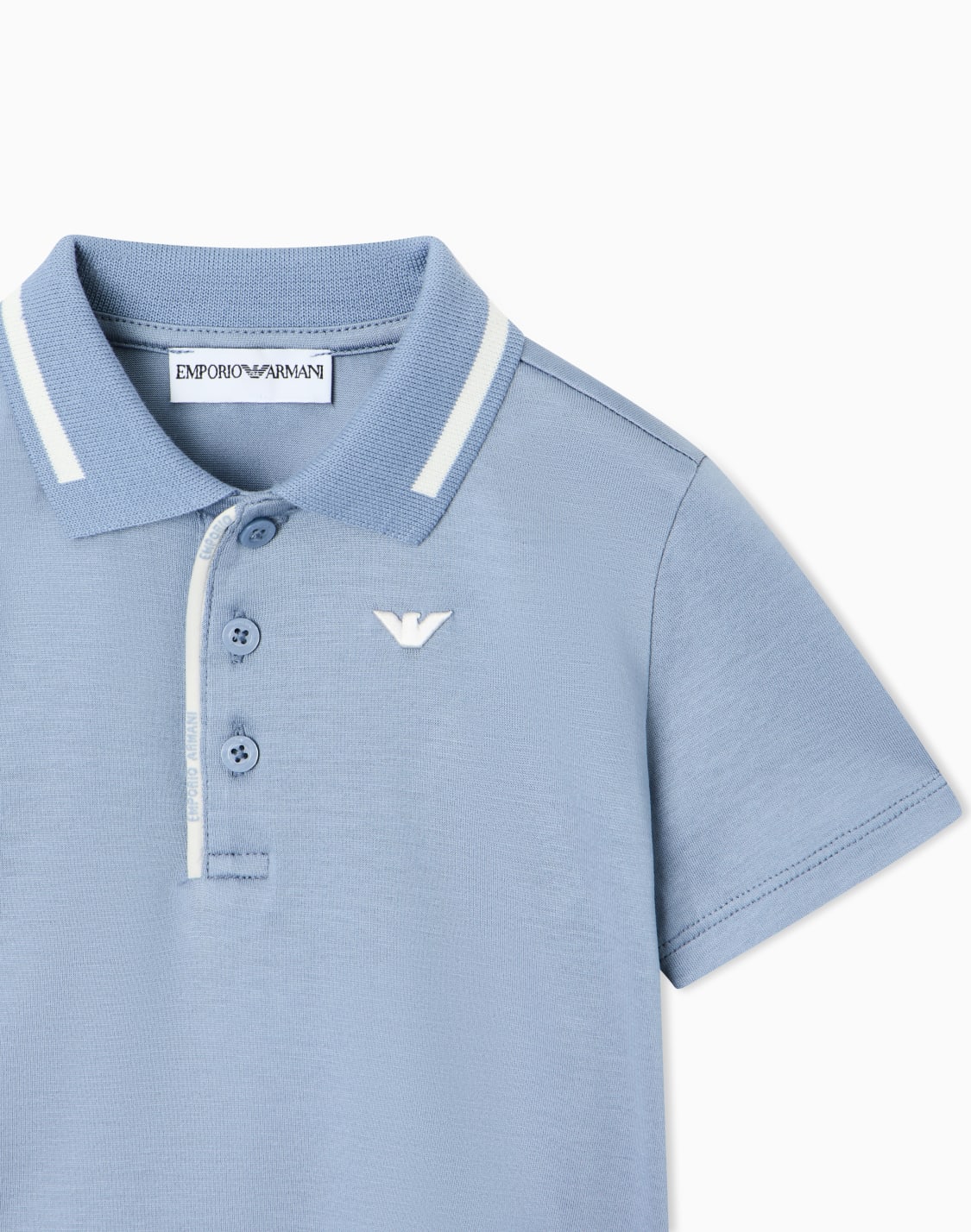 polo-shirt-in-lyocell-and-cotton-jersey-with-striped-trim-light-blue--emporio-armani