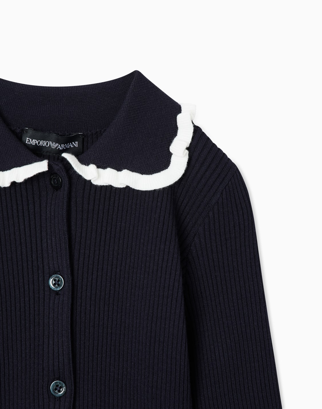 cardigan-in-rippenstrick-marineblau--emporio-armani