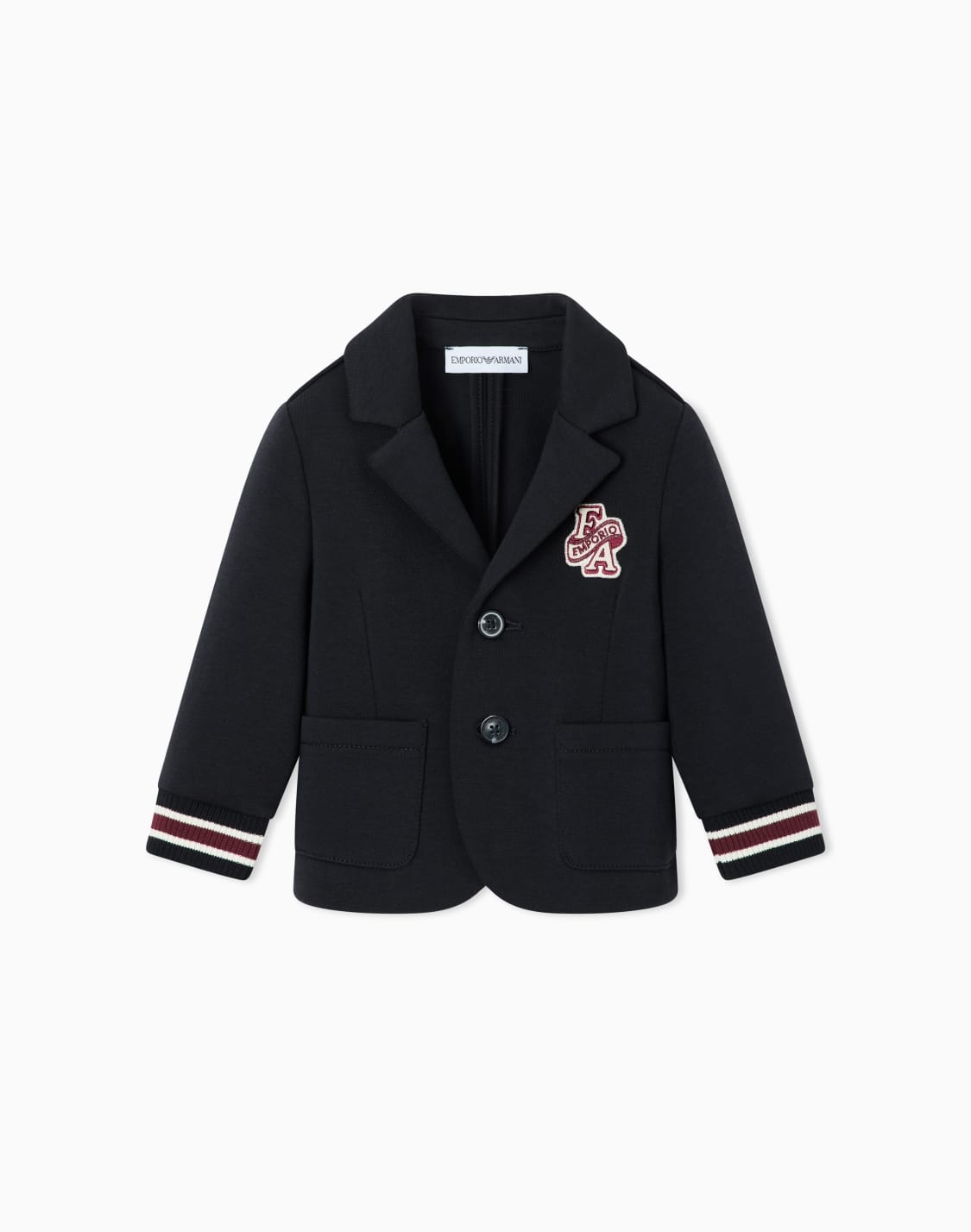 blazer-in-double-jersey-with-striped-ribbed-cuffs-and-patch-navy-blue--emporio-armani