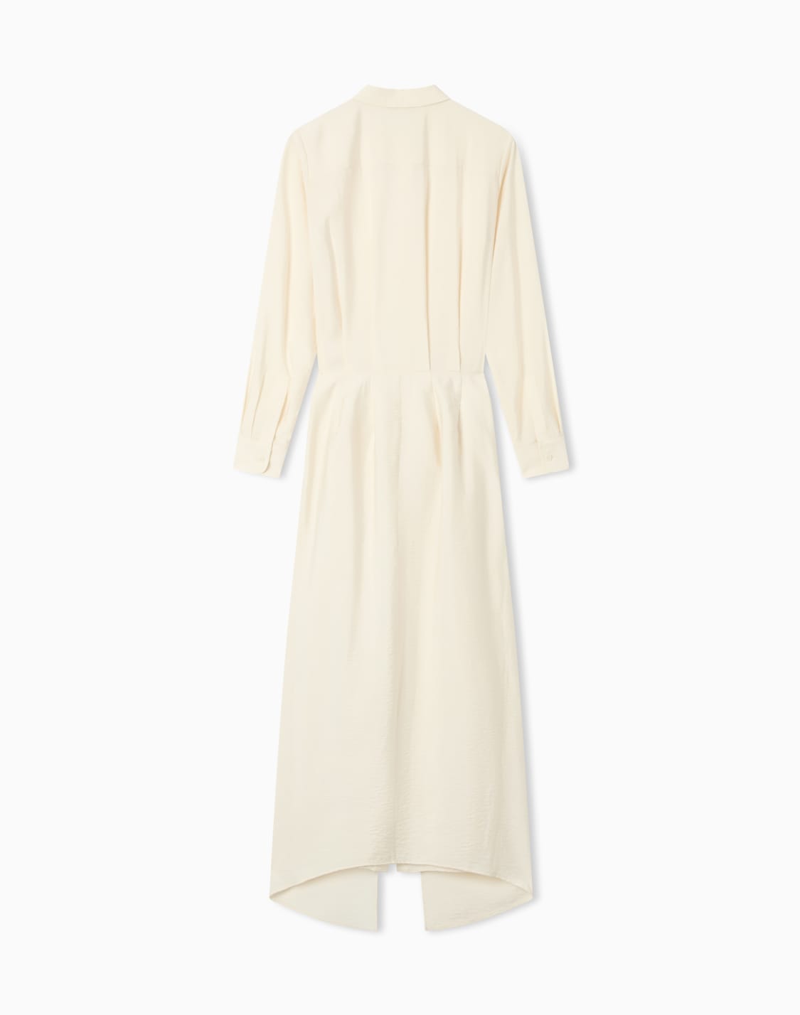 fluid-techno-rayon-dress-blanc--emporio-armani